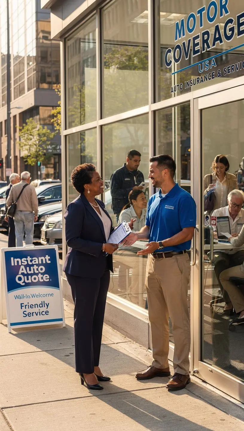 Сравнение цен на автострахование на экране компьютера.